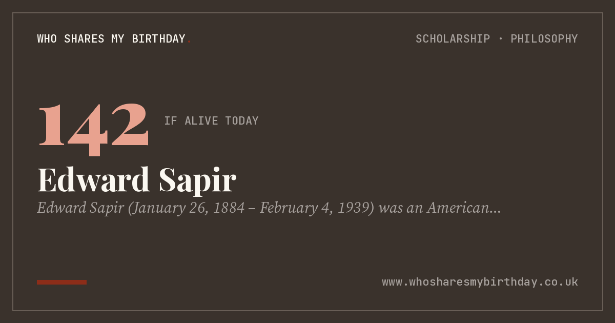 Edward Sapir