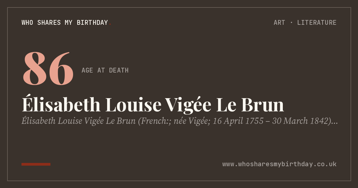 Élisabeth Louise Vigée Le Brun