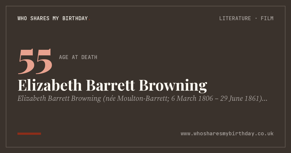 Elizabeth Barrett Browning