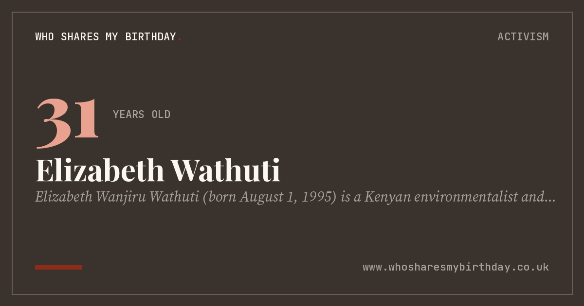 Elizabeth Wathuti