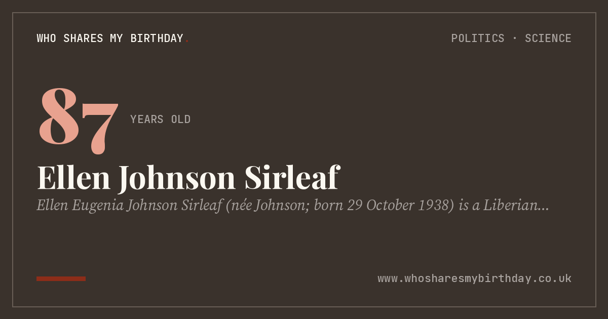 Ellen Johnson Sirleaf