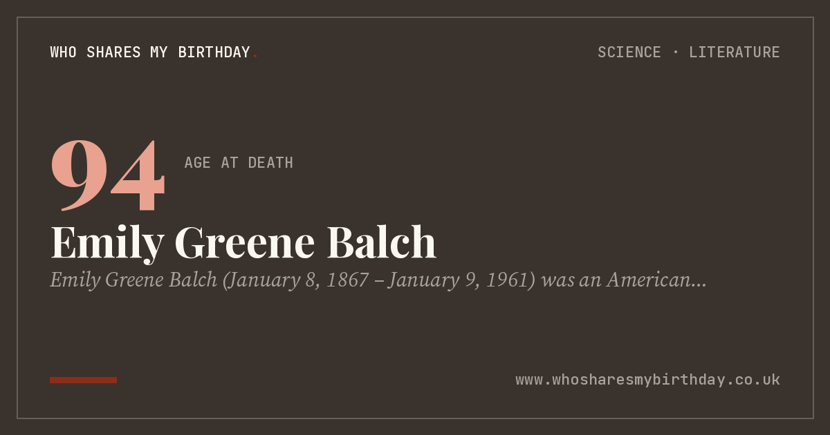 Emily Greene Balch