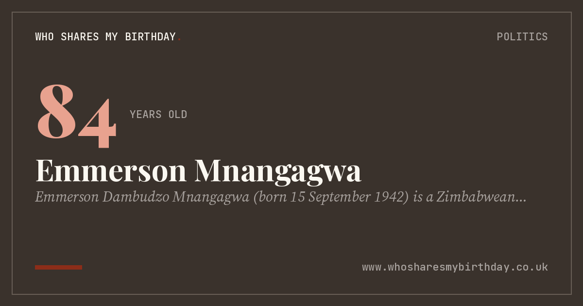 Emmerson Mnangagwa