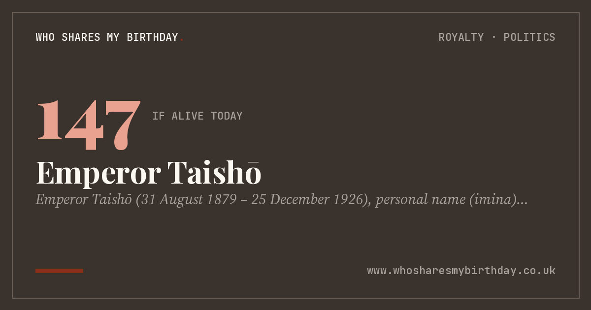 Emperor Taishō