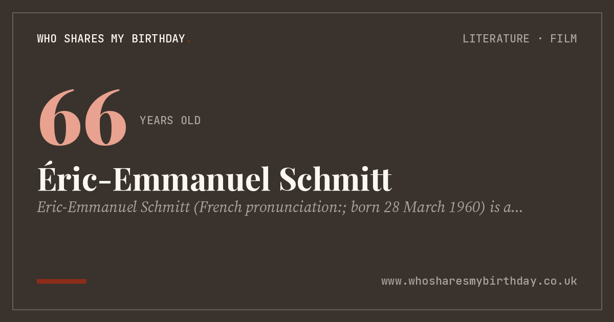 Éric-Emmanuel Schmitt