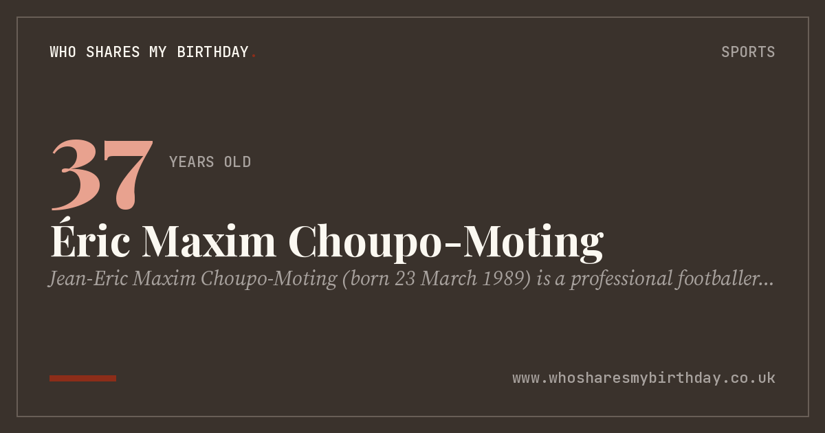 Éric Maxim Choupo-Moting