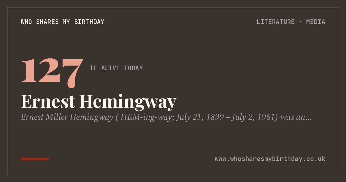 Ernest Hemingway