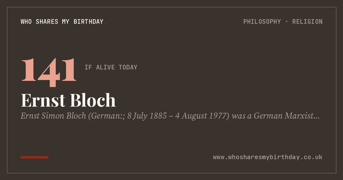 Ernst Bloch