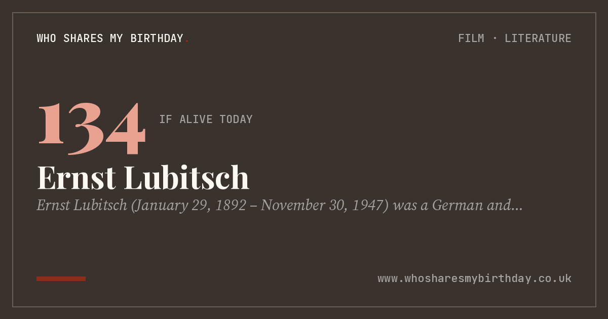 Ernst Lubitsch