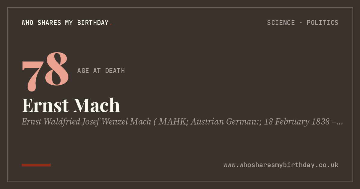 Ernst Mach