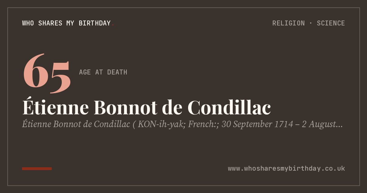 Étienne Bonnot de Condillac