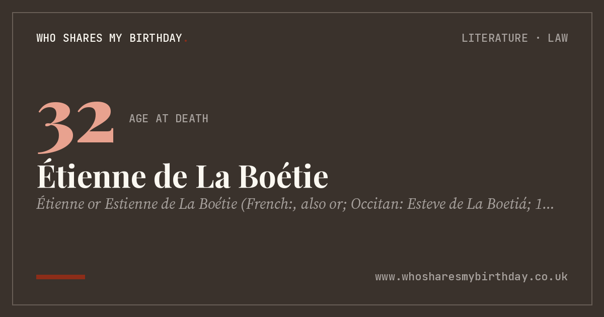 Étienne de La Boétie