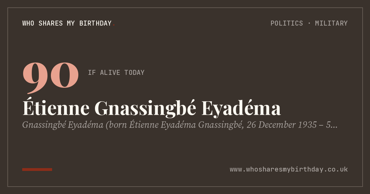 Étienne Gnassingbé Eyadéma