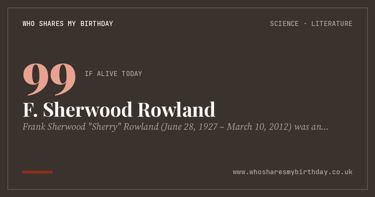 F. Sherwood Rowland