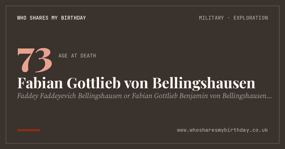 Fabian Gottlieb von Bellingshausen