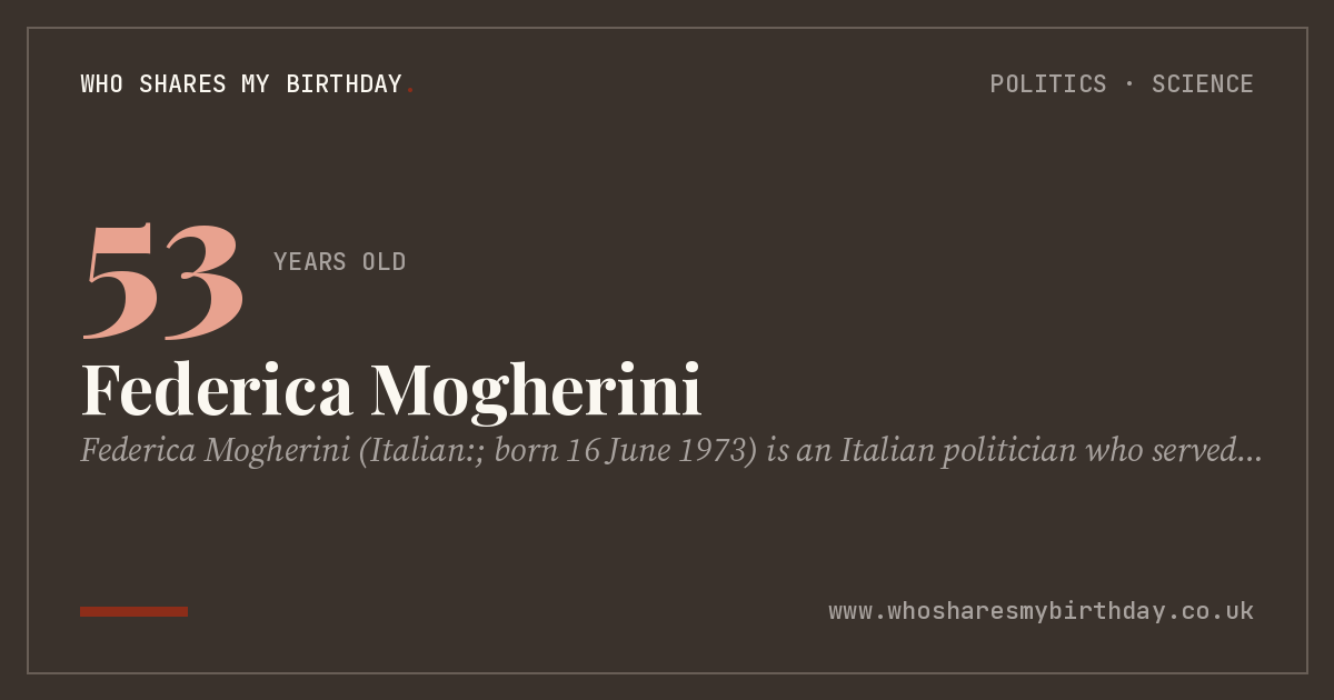 Federica Mogherini