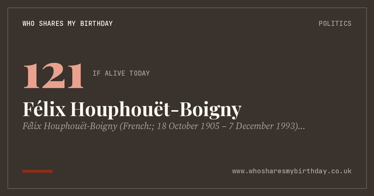 Félix Houphouët-Boigny
