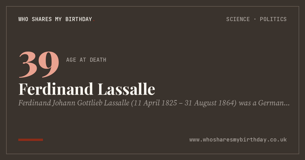 Ferdinand Lassalle