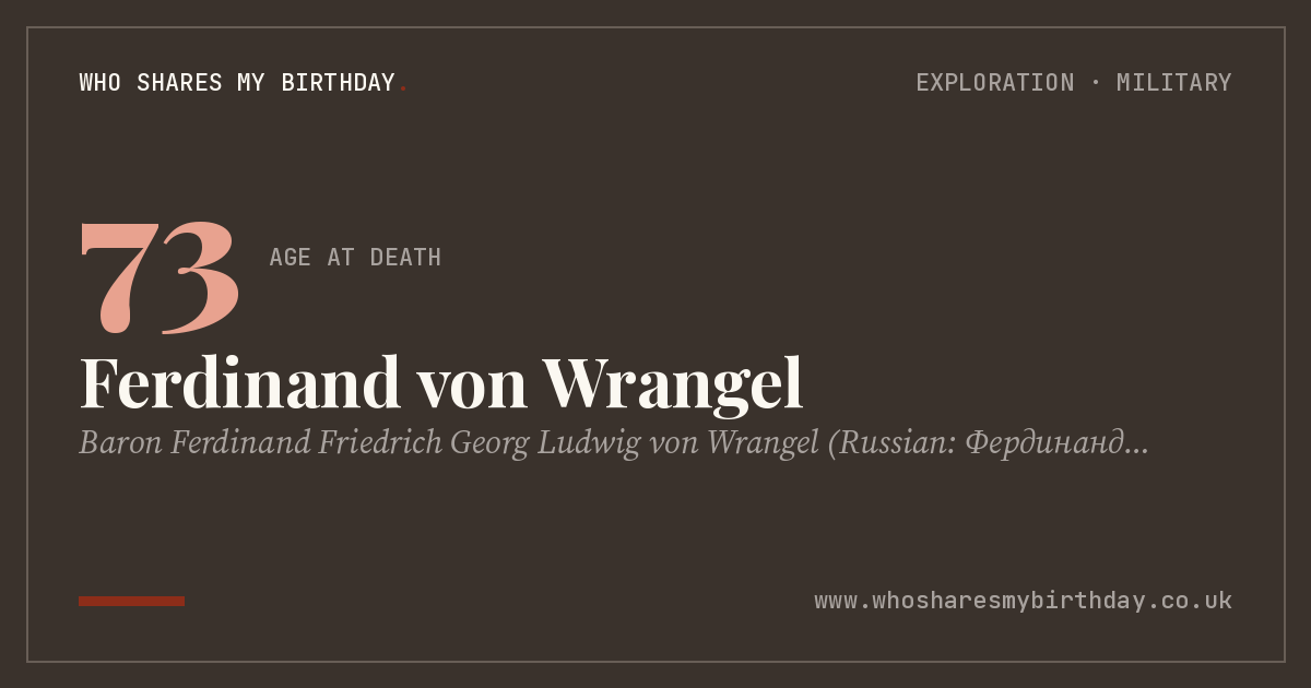 Ferdinand von Wrangel