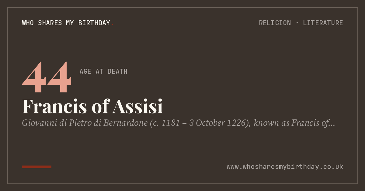 Francis of Assisi
