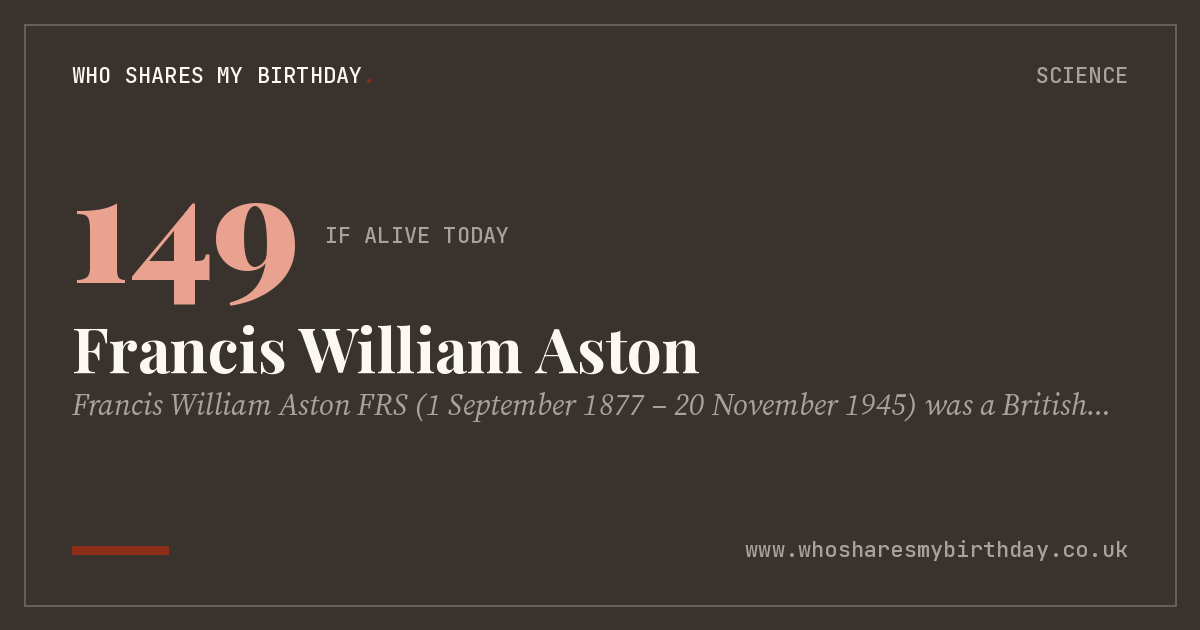 Francis William Aston
