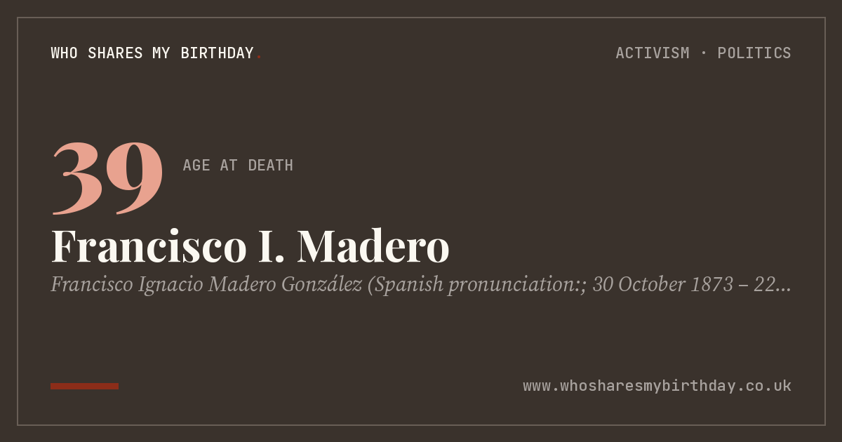 Francisco I. Madero