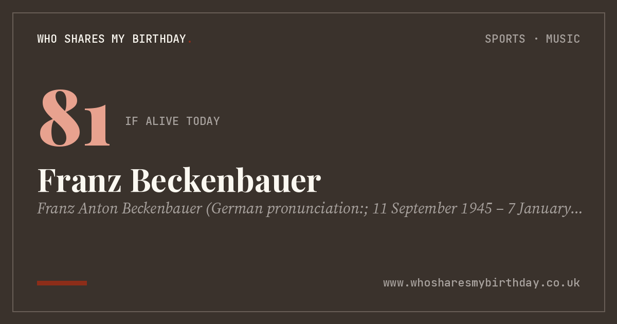 Franz Beckenbauer