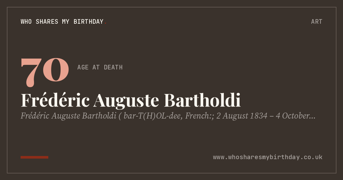 Frédéric Auguste Bartholdi