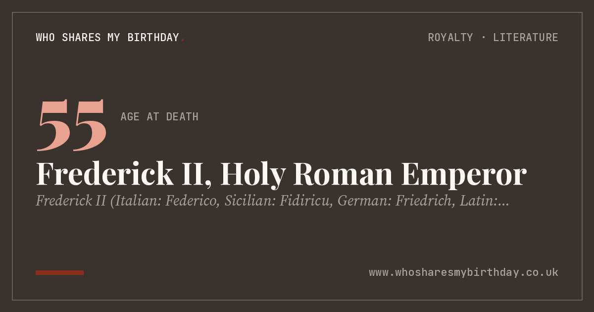 Frederick II, Holy Roman Emperor