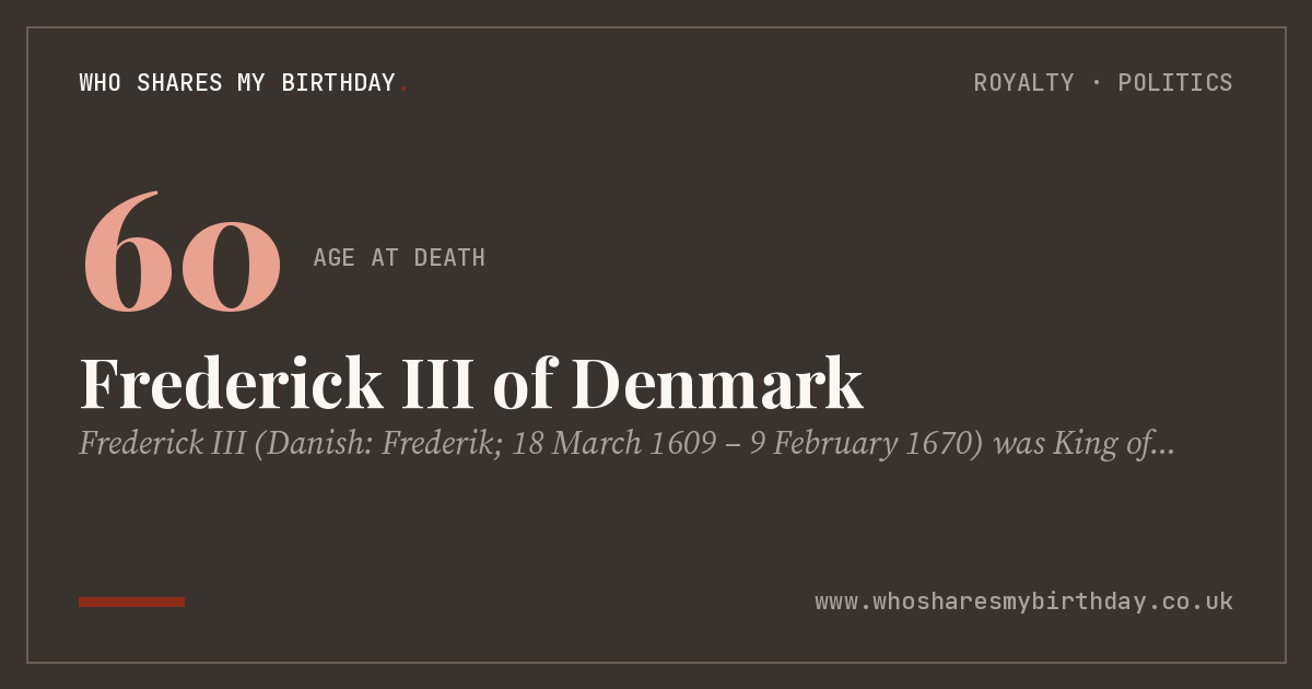 Frederick III of Denmark