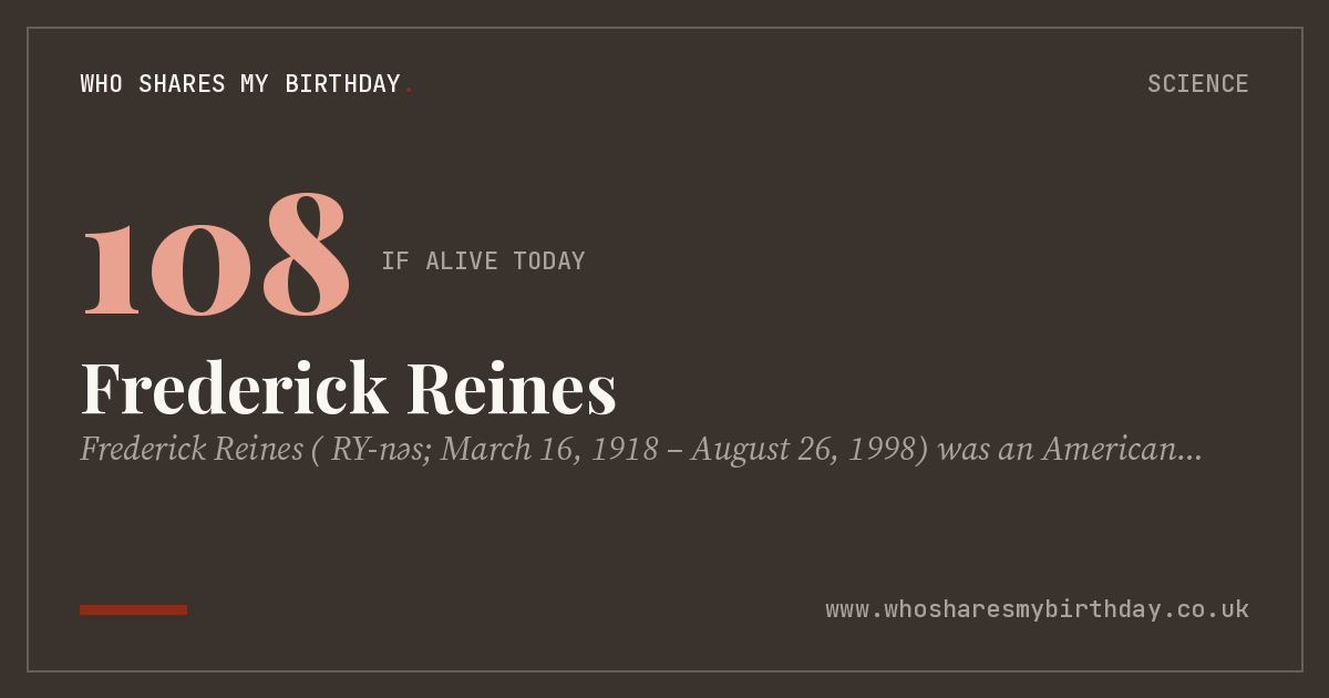 Frederick Reines