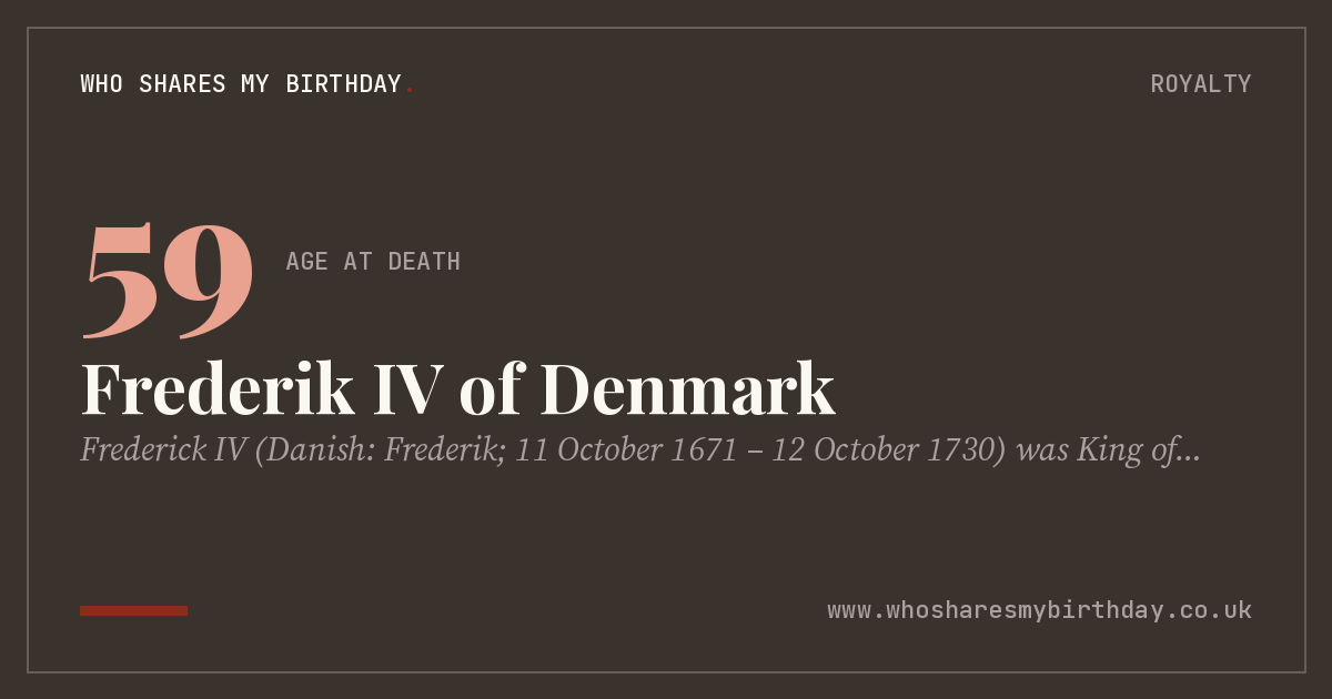 Frederik IV of Denmark