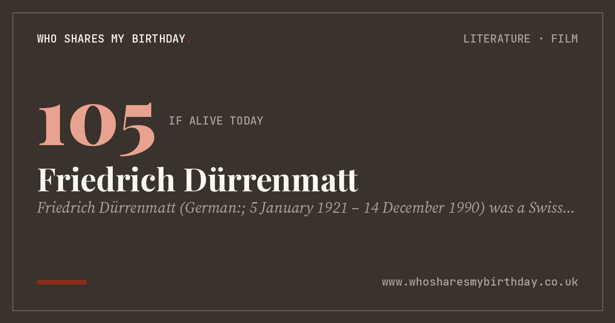 Friedrich Dürrenmatt
