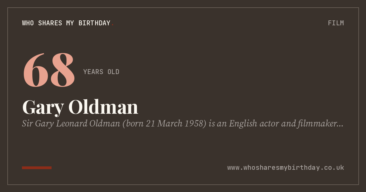 Gary Oldman