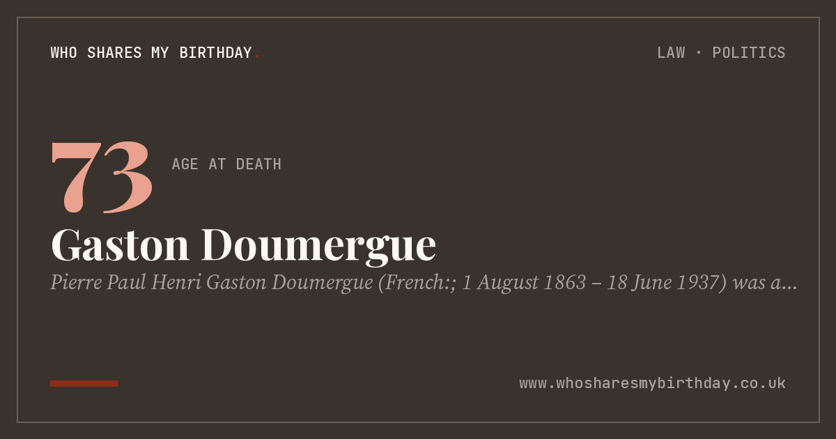 Gaston Doumergue