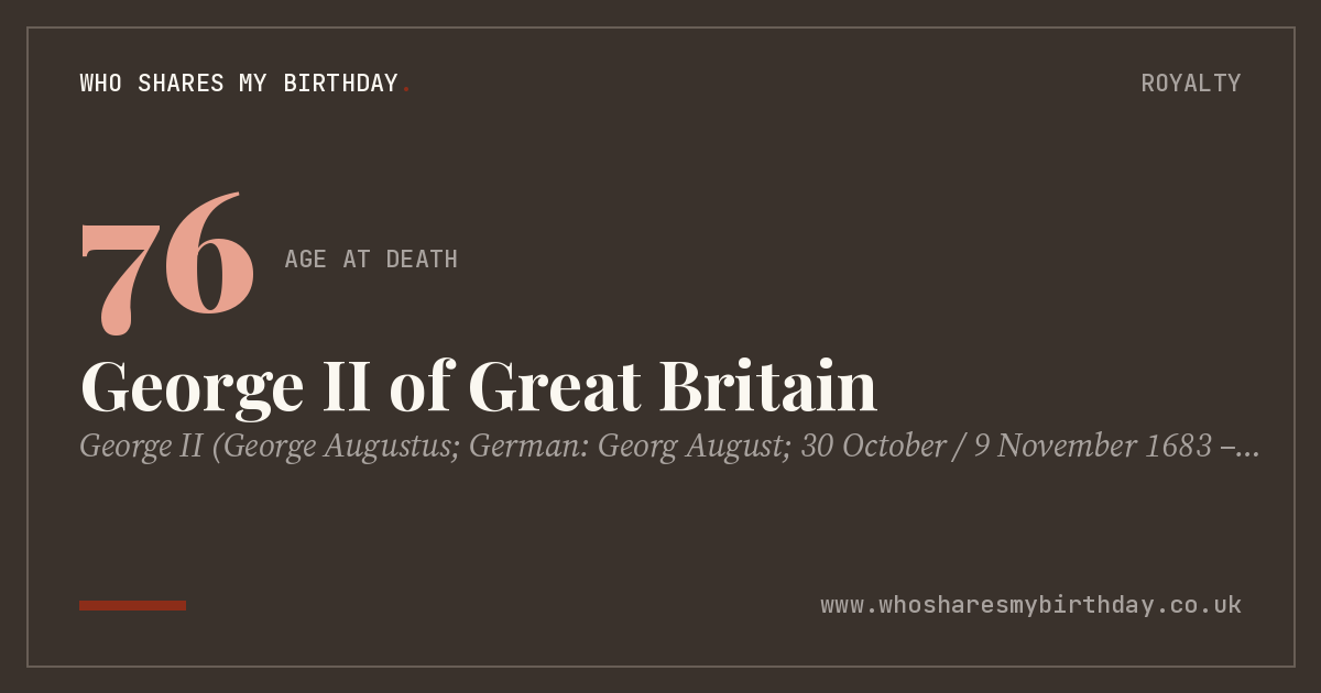 George II of Great Britain