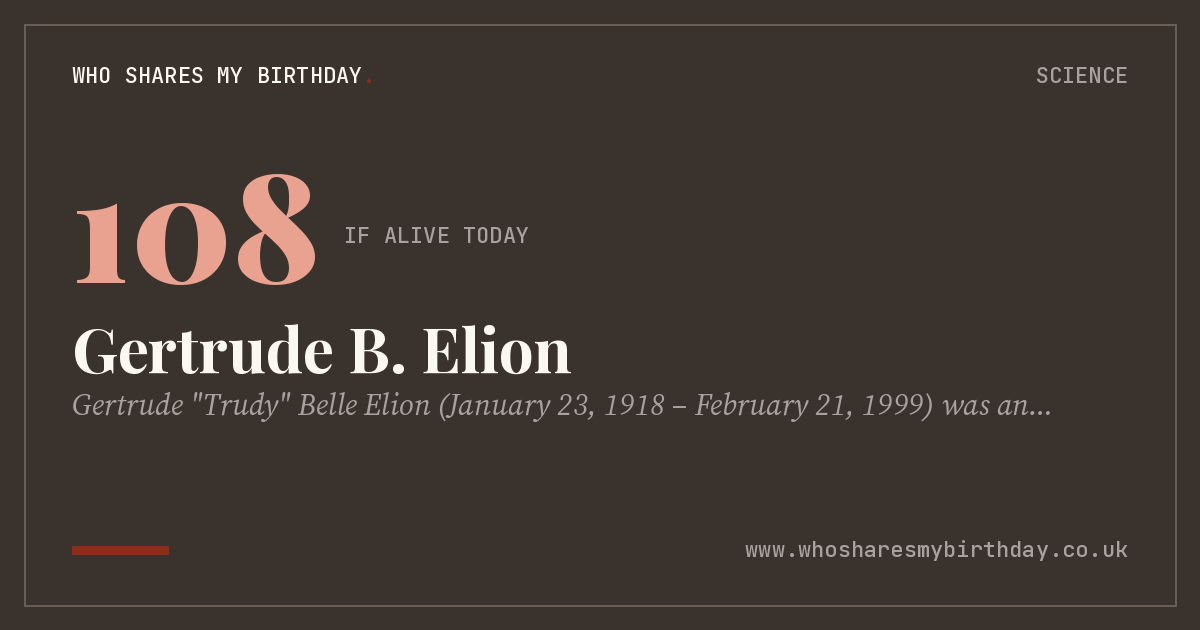 Gertrude B. Elion