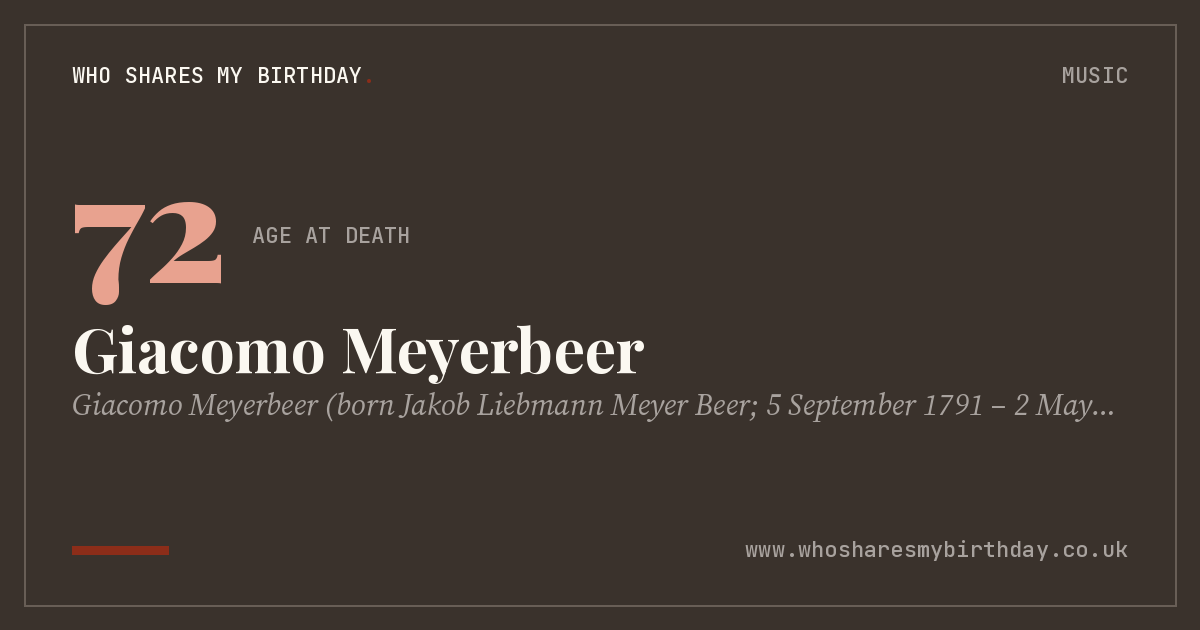 Giacomo Meyerbeer