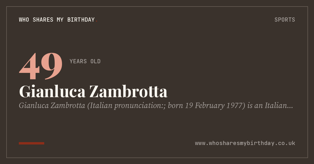 Gianluca Zambrotta