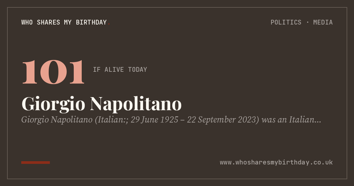 Giorgio Napolitano