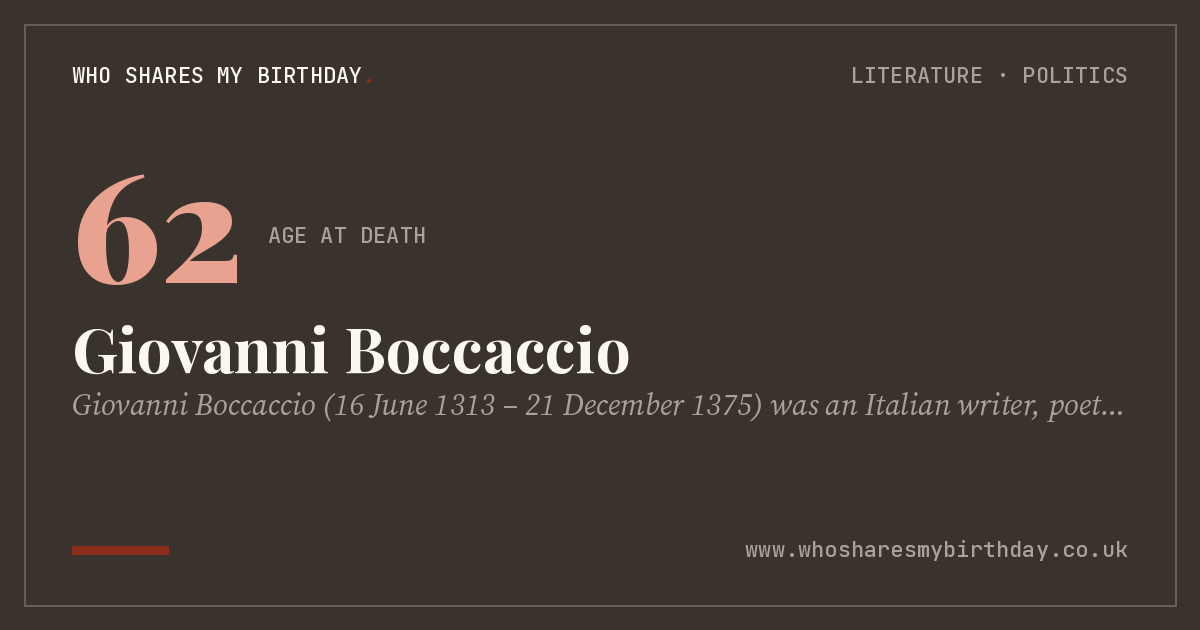 Giovanni Boccaccio