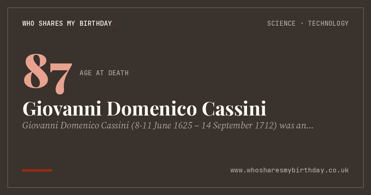 Giovanni Domenico Cassini
