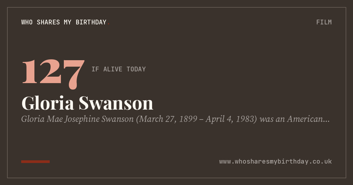 Gloria Swanson