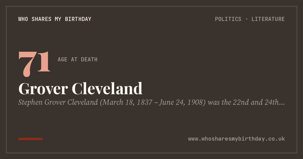 Grover Cleveland