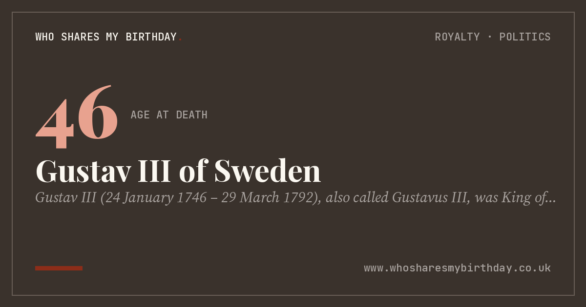 Gustav III of Sweden