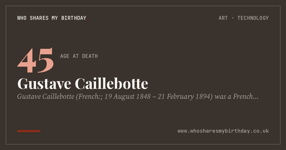 Gustave Caillebotte