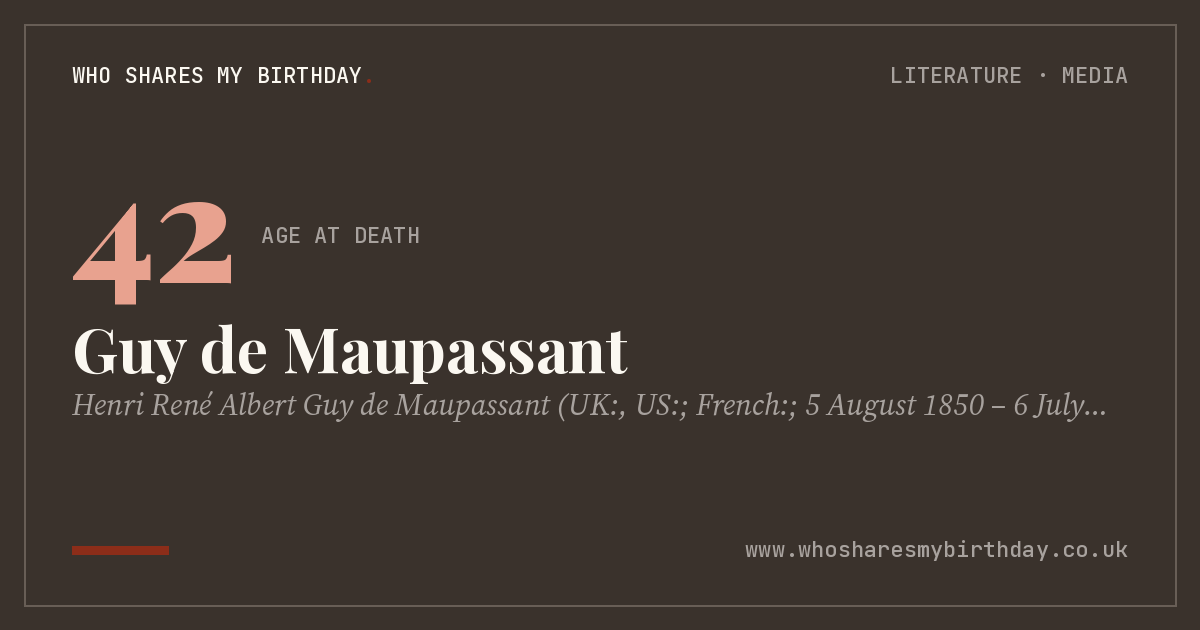 Guy de Maupassant