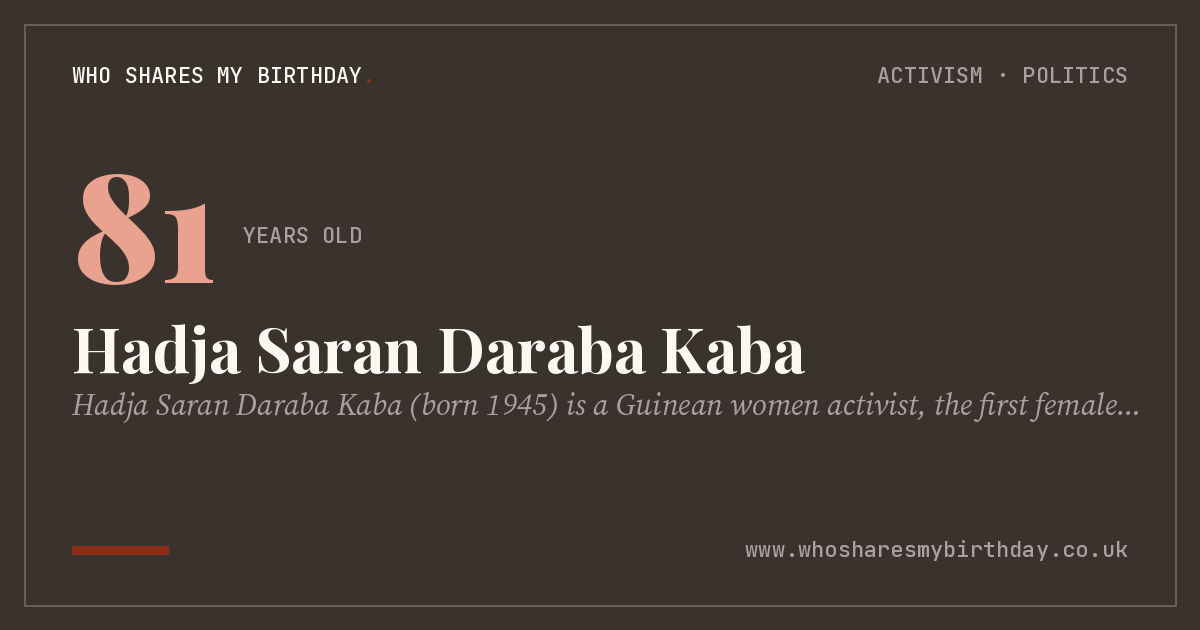 Hadja Saran Daraba Kaba