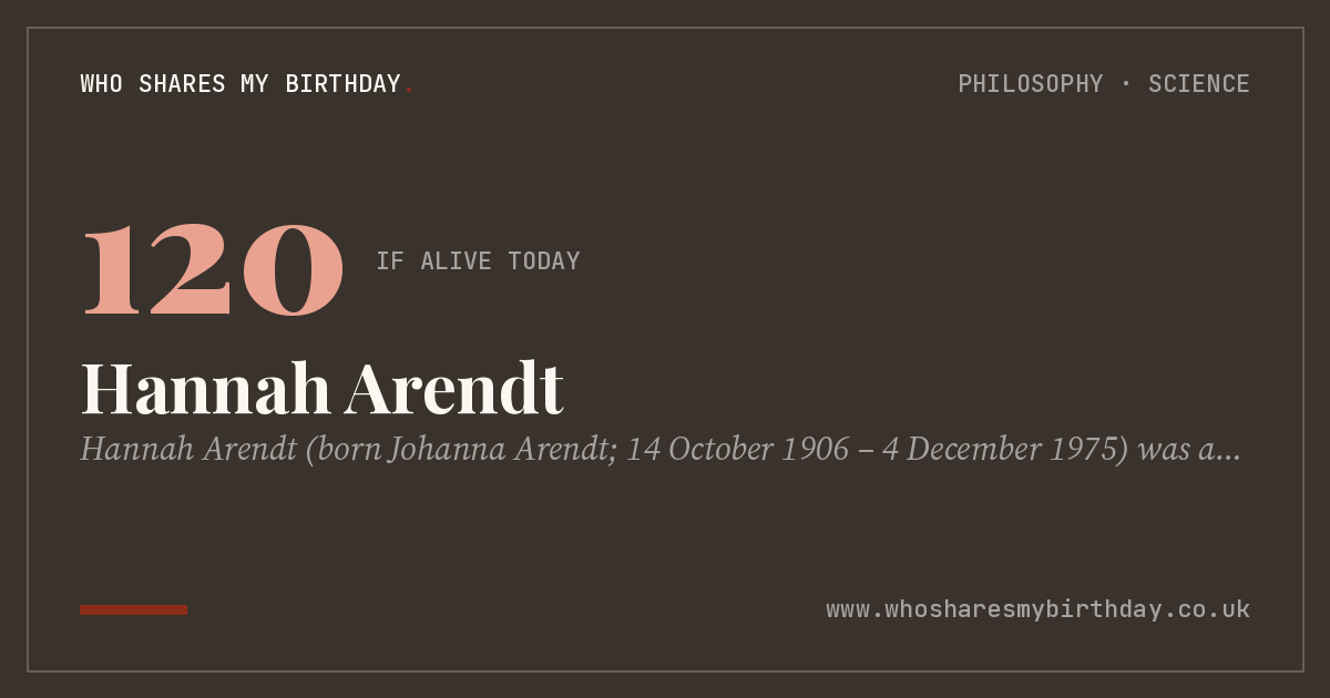Hannah Arendt