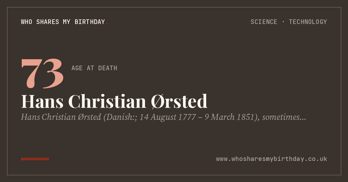 Hans Christian Ørsted